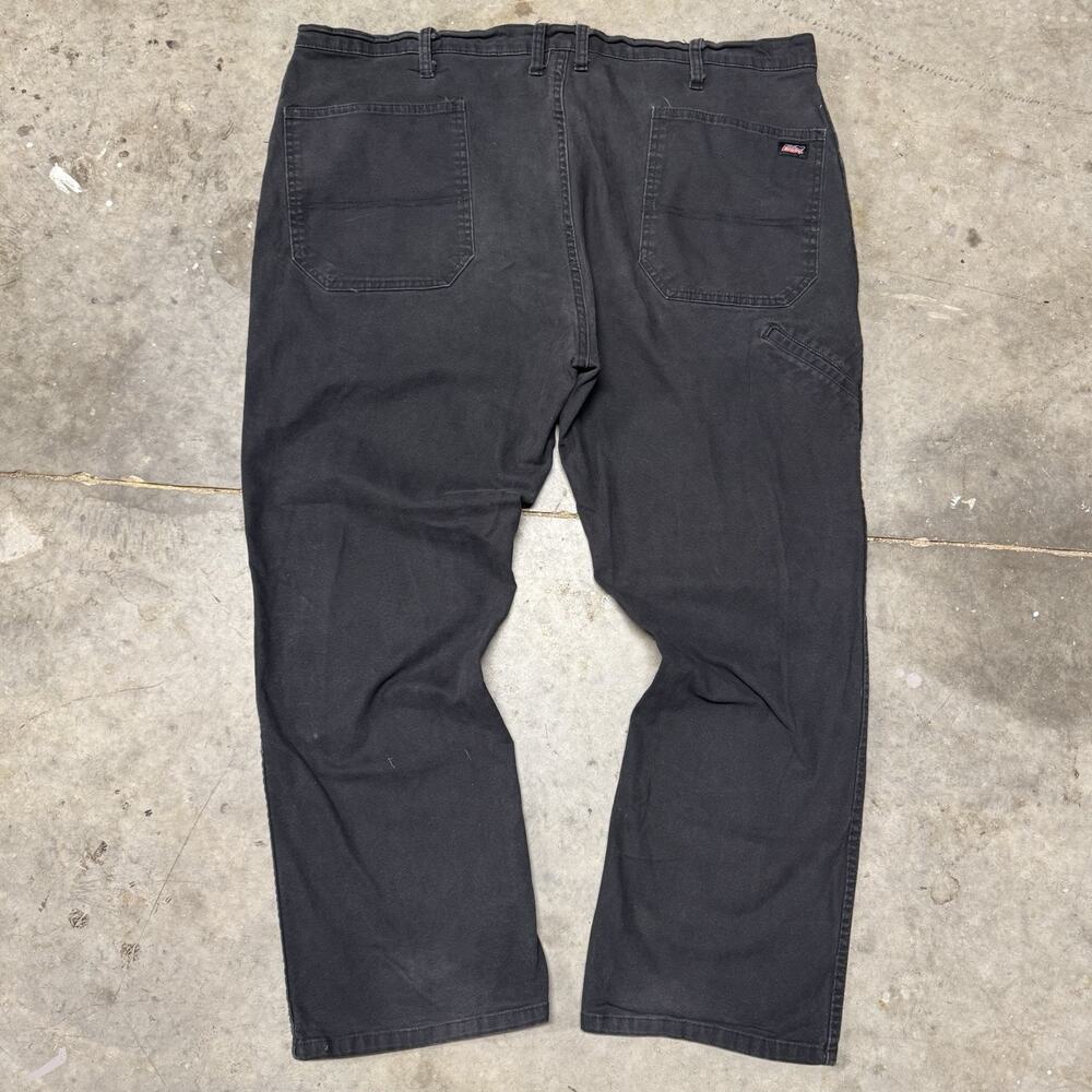 Dickies Men's Black Straight Jeans 44x30 Cotton Baggy Loose Fit Y2K
